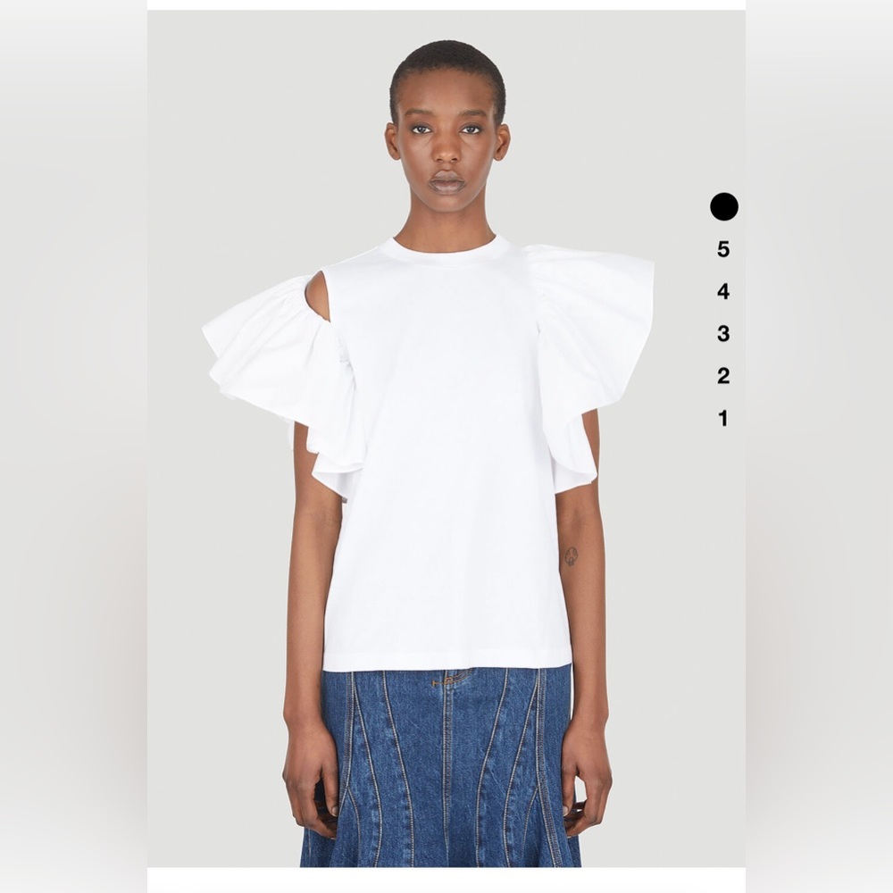 Alexander McQueen beautiful t shirt in white